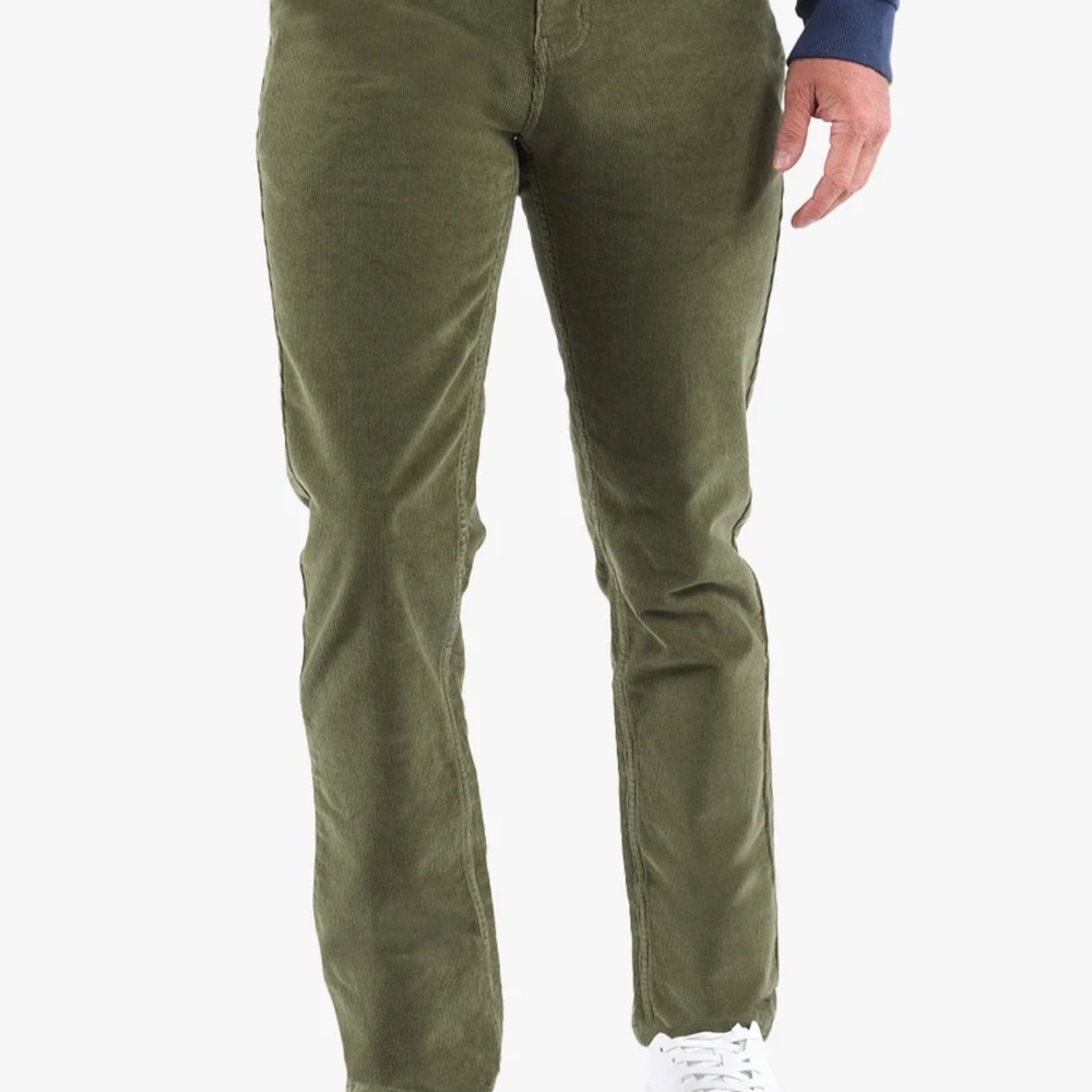 Men's Green Corduroy Trousers